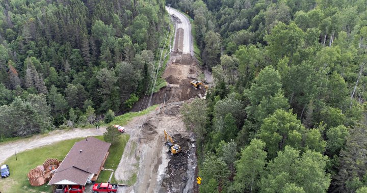 2 people missing after torrential rain in Quebec causes landslide  | Globalnews.ca