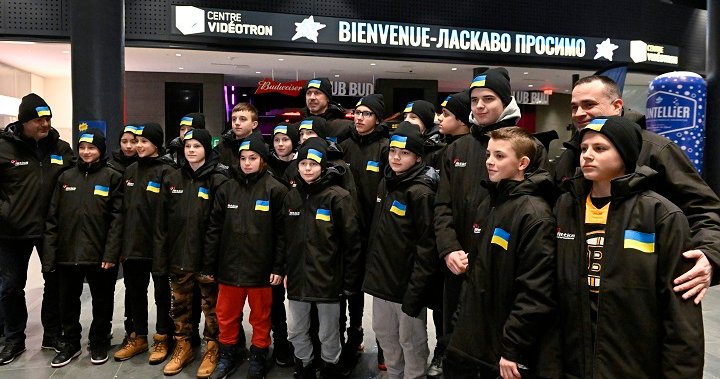 Six Ukrainian refugees who played at Quebec hockey tournament return for school  | Globalnews.ca