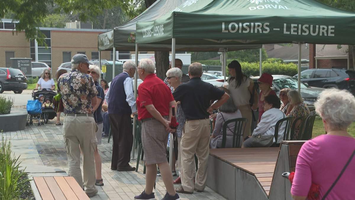 City of Dorval inaugurates new Village park.  