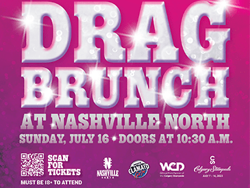 Drag Brunch, Supported by QR Calgary - image