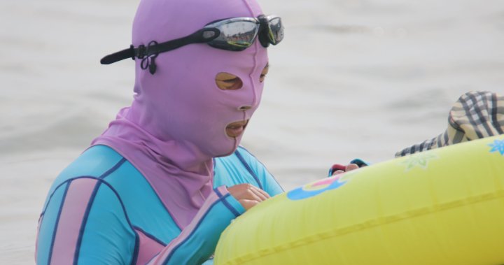 ‘Facekini’ trend taking off in China amid record-breaking extreme heat