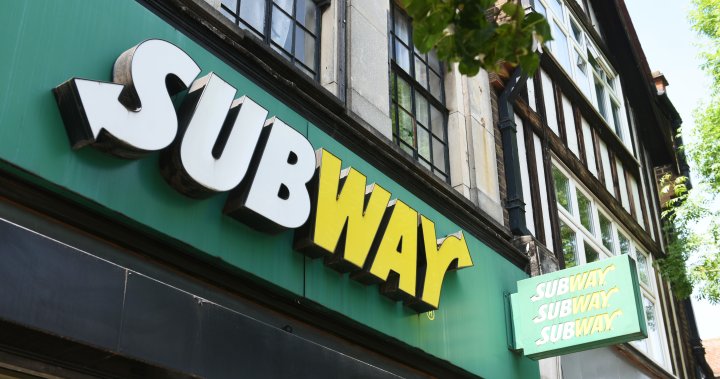 Subway being sold to Arby’s owner for a reported US$9.6B – National | Globalnews.ca