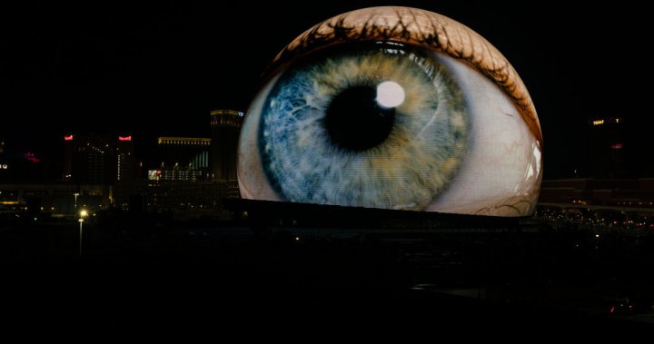 The massive Sphere in Las Vegas puts on mesmerizing sneak peek show ...
