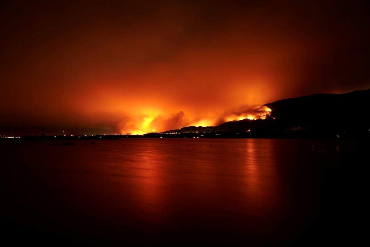 Eagle Bluff wildfire near Osoyoos, B.C.