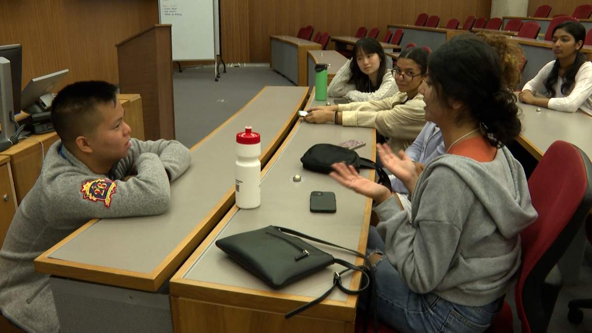 Several local high school students are participating in a Health Sciences camp at Queen's University this week.