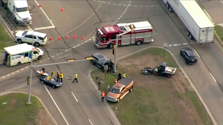 2 taken to hospital after crash by north Anthony Henday Drive: Edmonton police