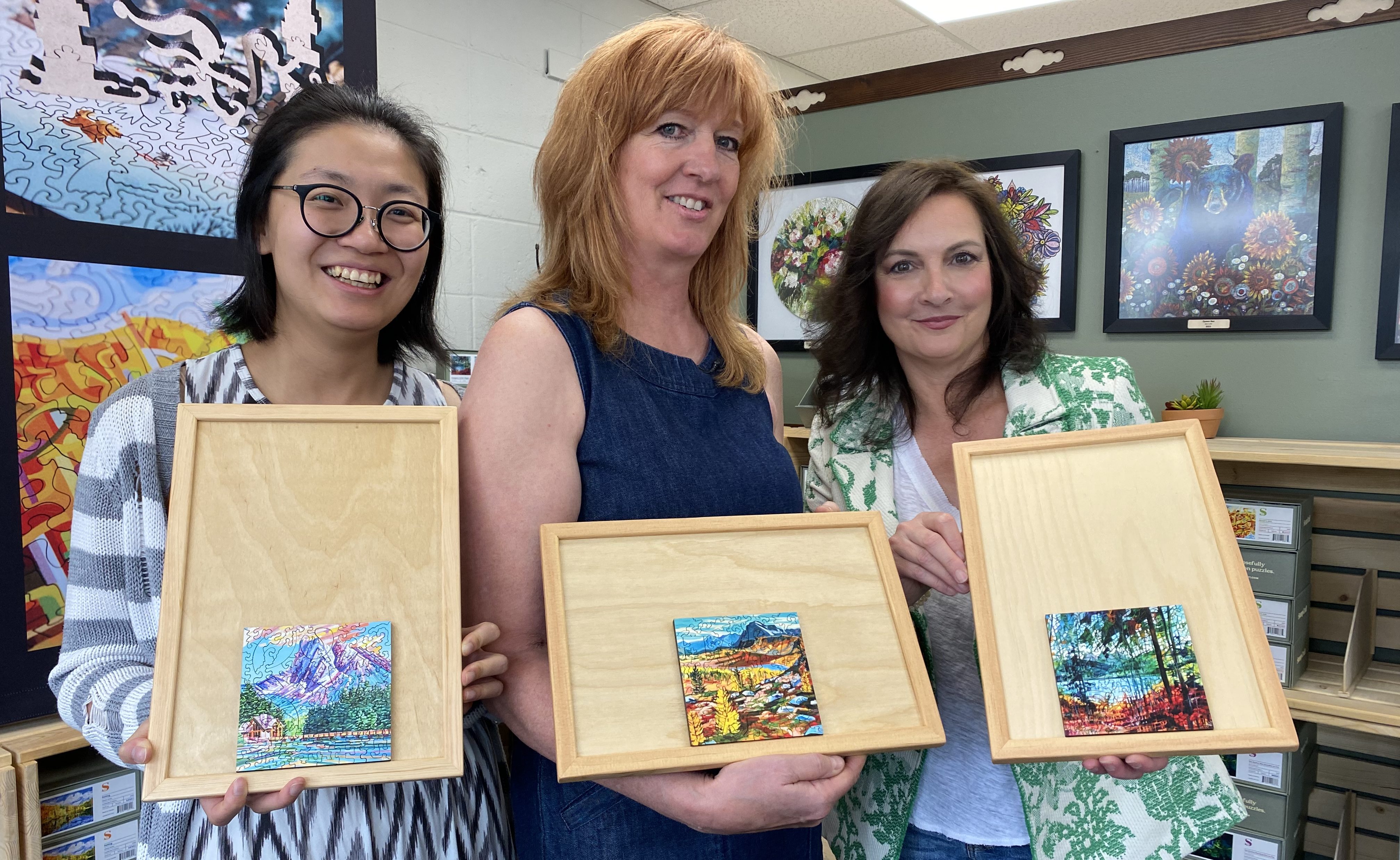Three Calgary artists have works made into puzzles