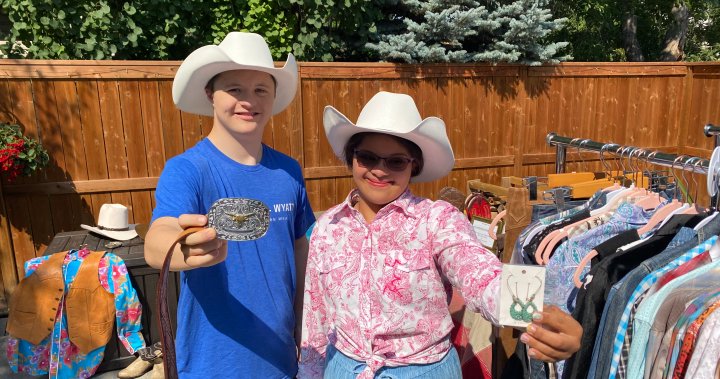 Calgary teen takes over western wear business that supports kids with Down syndrome  | Globalnews.ca