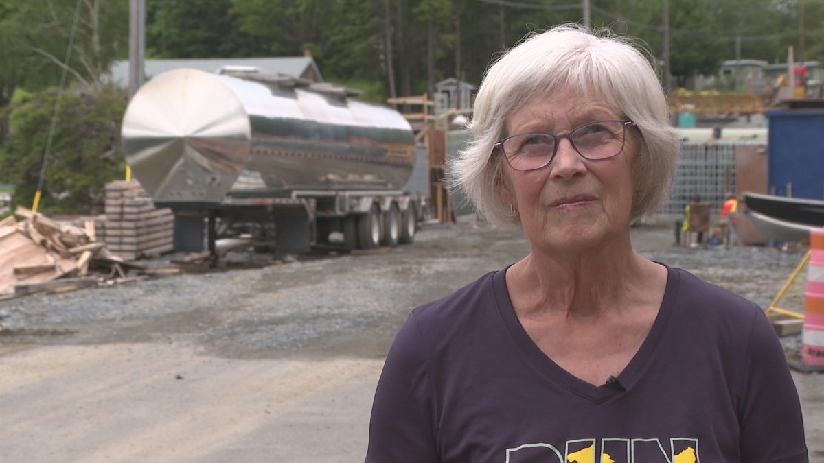Laura Roblee, a Bayport resident, says the crew is working hard, but continuous delays to complete the bridge replacement have been frustrating and costly.