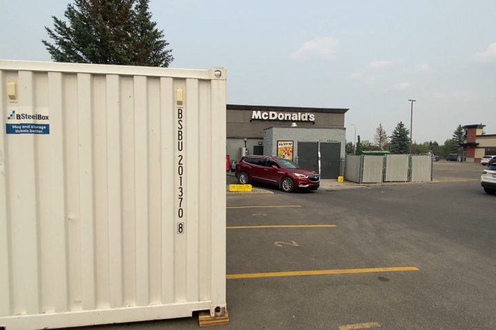 Body recovered from fire-damaged shed behind Lethbridge McDonald’s