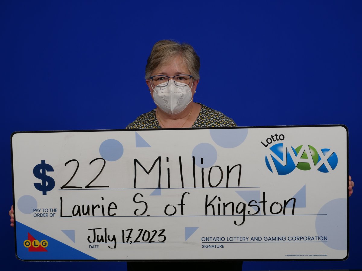 Laurie Scott, of Kingston, has scored a $22-million win through her OLG subscription.