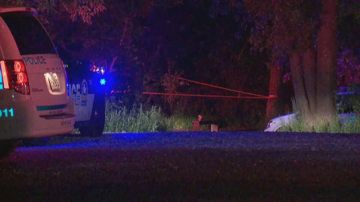 A man was stabbed in a Mile End neighbourhood park on Monday, July 24, 2023.