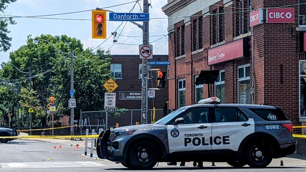 Police are investigating after a shooting in Toronto's Greektown.