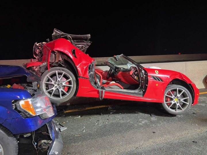 Three vehicles were involved in the crash on Highway 400 late on evening of July 8, 2023.