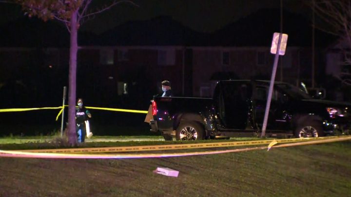 A shooting was reported at St Roche Secondary School in Brampton, Ont., on July 22, 2023. 