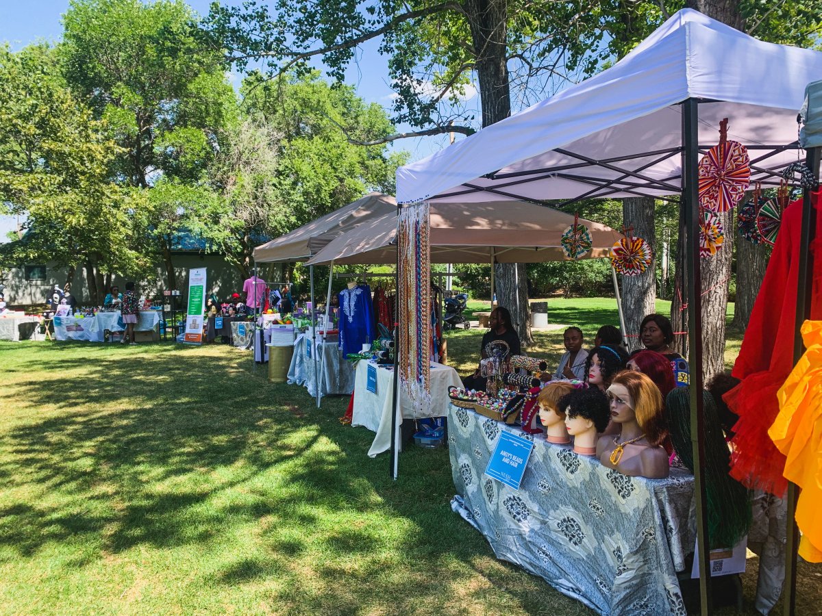 More than 60 vendors attended the Nigerian Entrepreneurs Summer Hangout at Kiwanis Park in Regina.