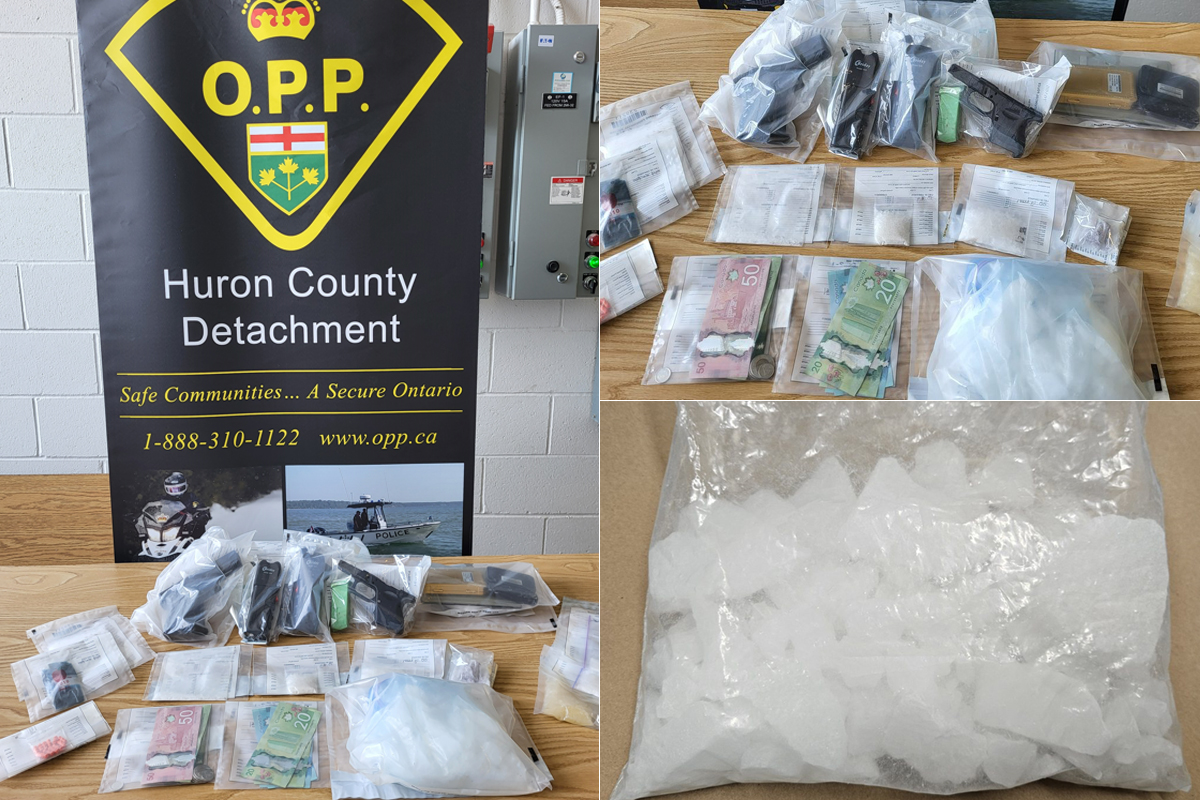 According to the police, the drugs had a street value of $133,300 while the remainder of the items seized along with the cash was $22,700.