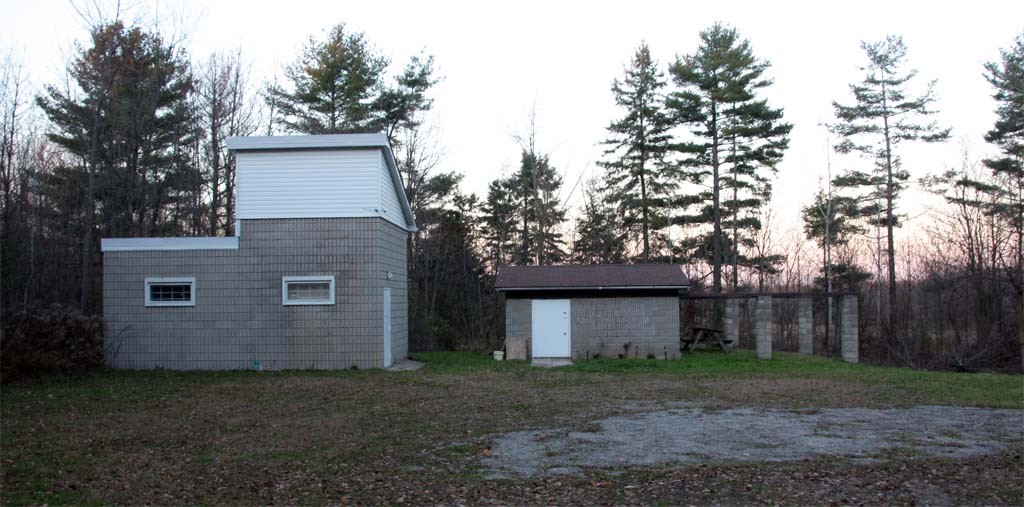 A photo of the Hamilton RASC observatory on concession 7 east in Millgrove Ont.