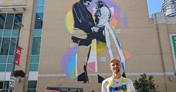Johnny Cash and June Carter’s engagement immortalized in London, Ont. mural