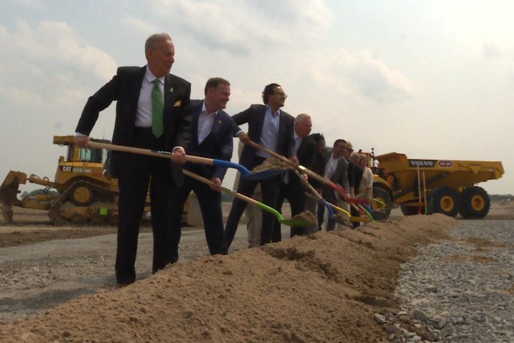 Officials break ground at new ‘food manufacturing campus’ in Pickering