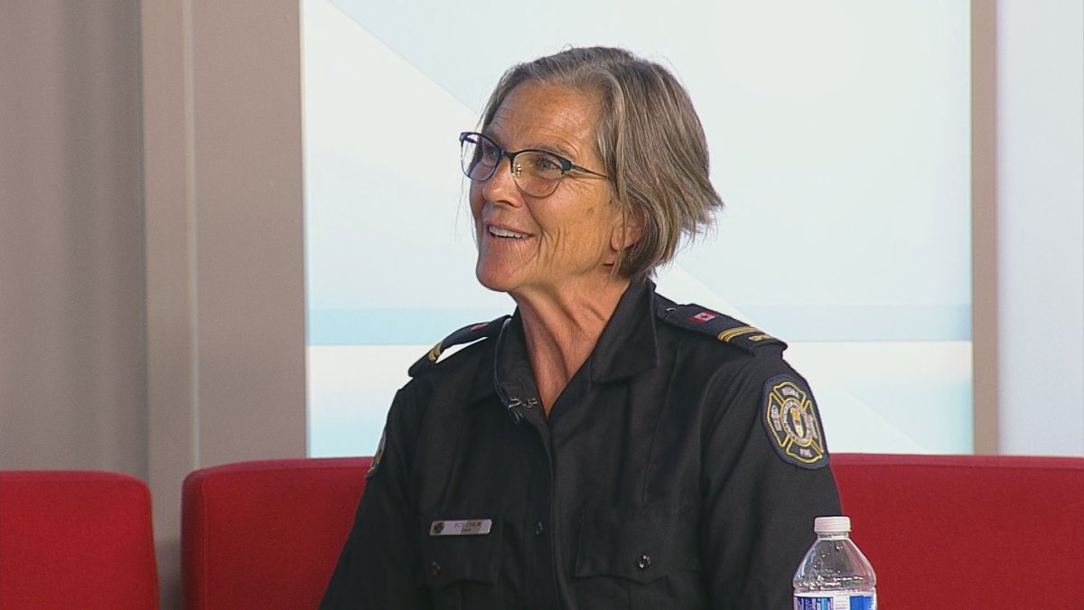 After spending over 27 years as Regina's first female firefighter, Marianne Boychuk hangs up her jacket for retirement.