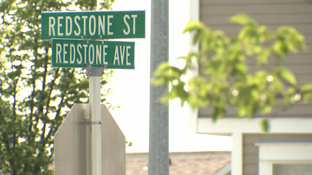 A child on a bike was taken to hospital after being struck by a vehicle on the afternoon of July 19 in the northeast Calgary community of Redstone.