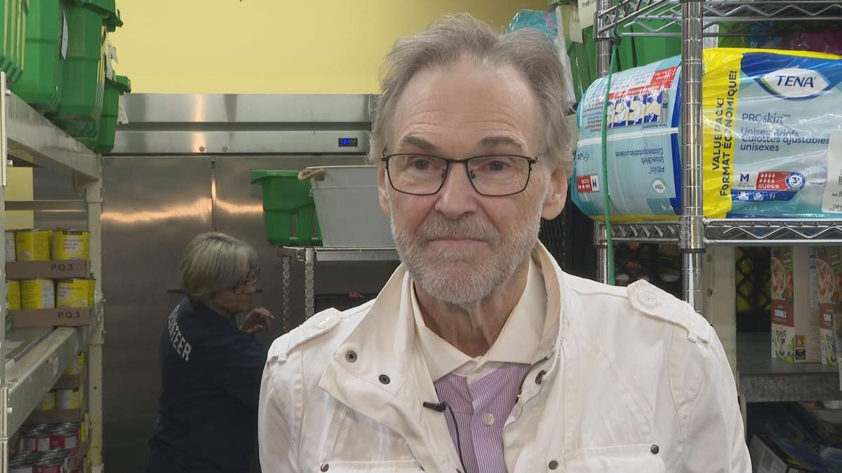 Rod Rowlands, the CEO of Beacon House, says the organization’s food bank supports 30-50 people per day