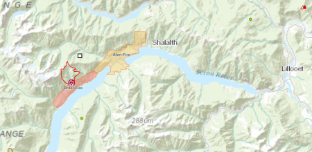 Evacuation orders, alerts issued for wildfire west of Lillooet, B.C ...