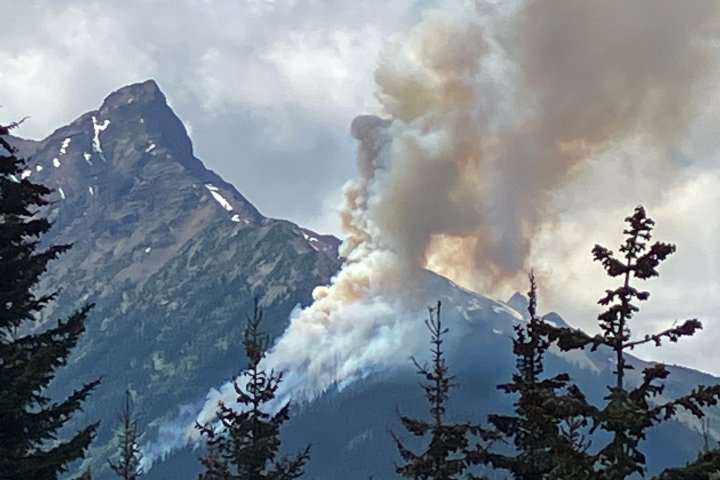 Wildfire northwest of Pemberton remains classified as out of control