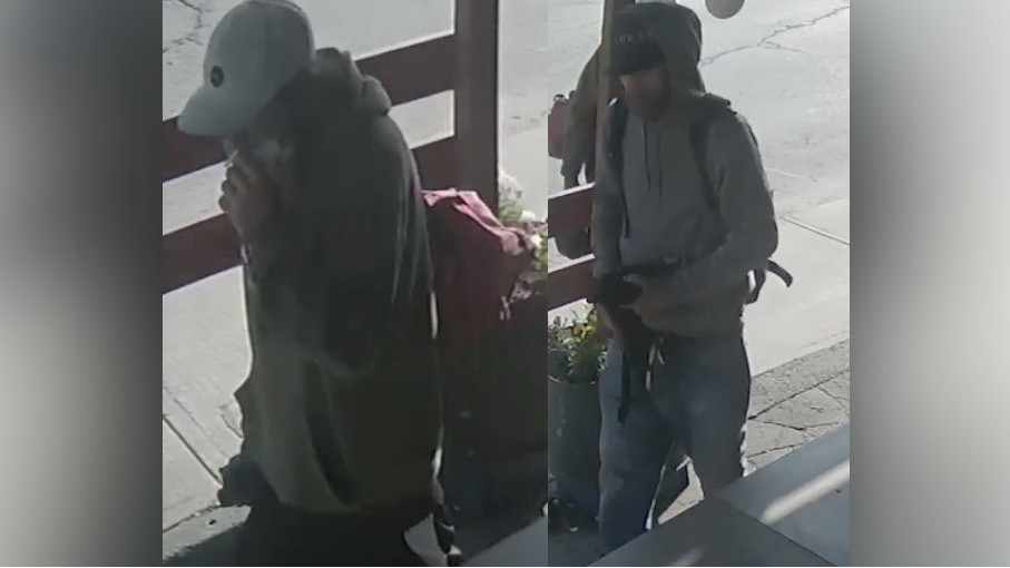 Police are seeking two suspects in connection with an arson probe following a blaze at a tavern in Hamilton on June 21, 2023.