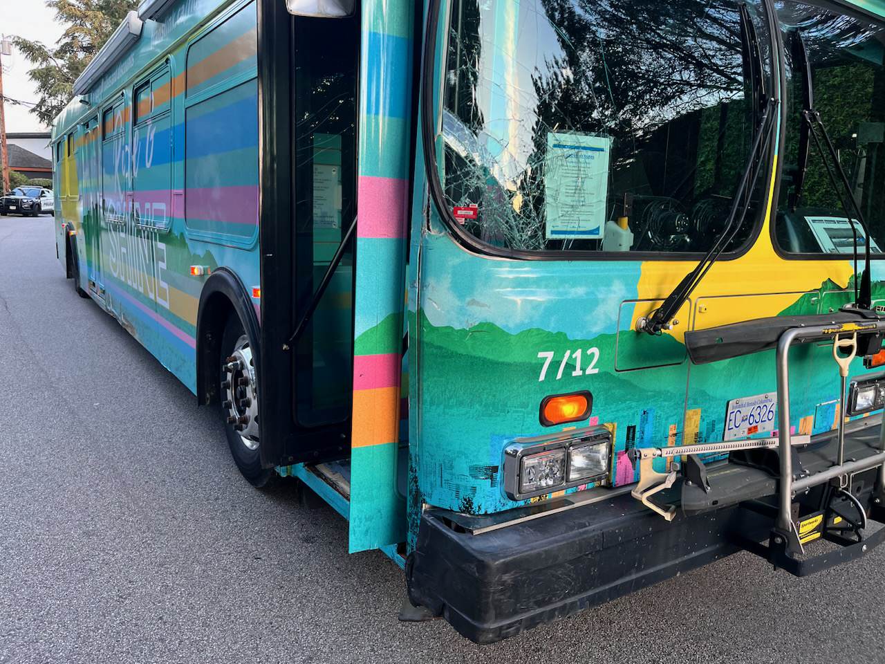 Bus stolen from Vancouver Transit Centre causing property damage, one man arrested: Transit Police – BC | 24CA News