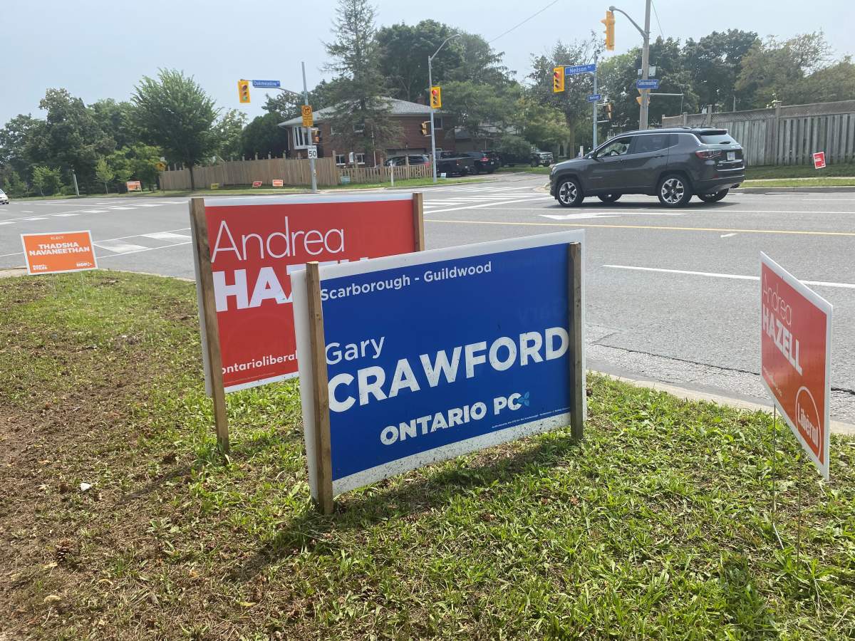 The Scarborough-Guildwood byelection is Thursday, July 27.