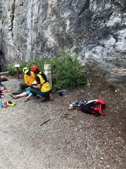 COSAR was dispatched to the KVR trestles Monday. 