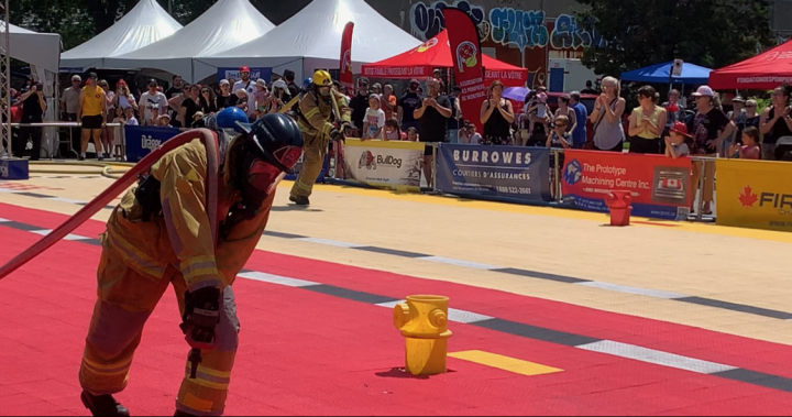 Hundreds of firefighters from across Canada compete in FireFit competition – Montreal | Globalnews.ca