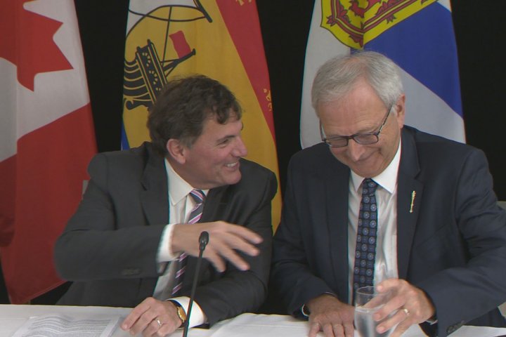 N.B. Premier Higgs says he is optimistic feds will help offset Atlantic gas prices
