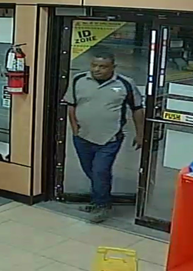 Surveillance image of a person of interest in a fatal hit-and-run in northeast Calgary on July 21, 2023.