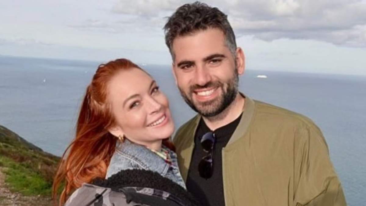 Lindsay Lohan and Bader Shammas.