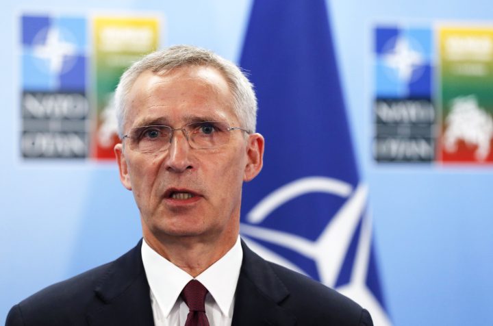 NATO chief calls for discussion on restrictions of arms for Ukraine