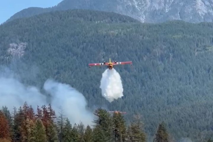 B.C. wildfires: Crews battling new blaze at south end of Pitt Lake