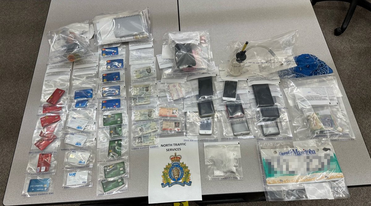 Contraband seized by Manitoba RCMP June 30.