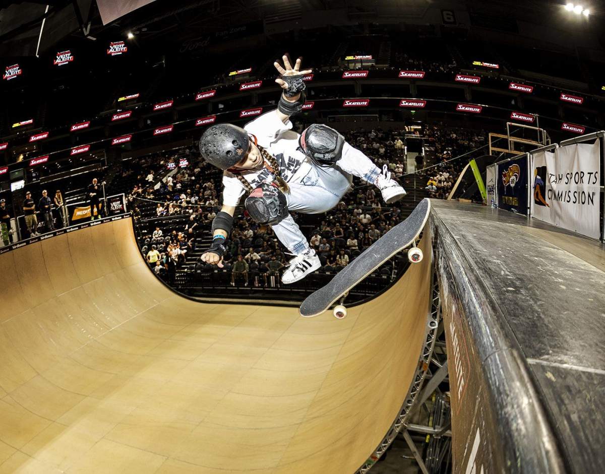 Skateboarding is more than just a way of life for Reese Nelson, it's all she's ever known. The 10-year-old from Calgary, shown in a handout photo, can't remember when she first started skating or when she first dropped into a halfpipe, it was just an organic part of her life. She'll be competing in the women's vert at the upcoming X-Games, a competition that hasn't been held at the summer action sports spectacular since 2010, three years before Nelson was born. 