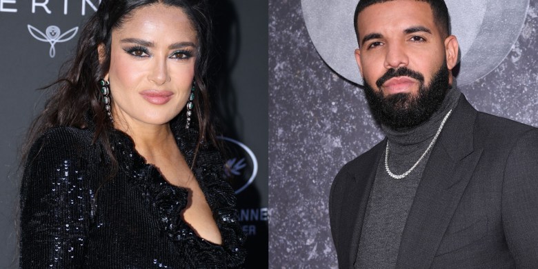 Drake Has A Cheeky Response After Salma Hayek Shows Off Incredible Figure