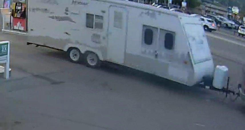 Surrey RCMP say Verity Bolton and her two children may be travelling with her father and her boyfriend, and may be using this travel trailer.