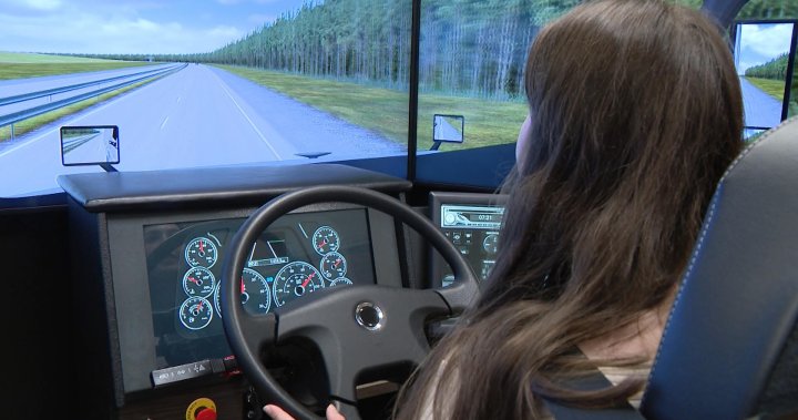 USask study looks at benefits of driver simulation for truck drivers