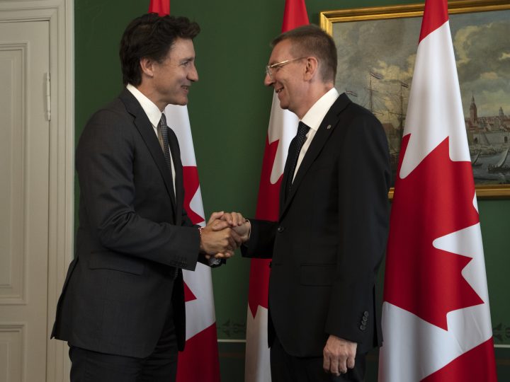 Trudeau in Latvia