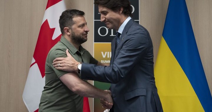 Trudeau speaks with Zelenskyy as Ukraine pushes for NATO membership – National | Globalnews.ca