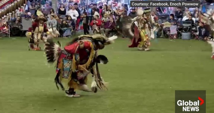 Enoch Cree Nation powwow sees competitors dancing for days – Edmonton | Globalnews.ca
