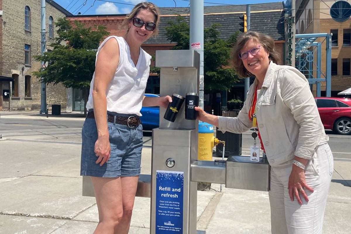 City of Waterloo launches new fire hydrant drinking station in Uptown Square - Vimarsana News