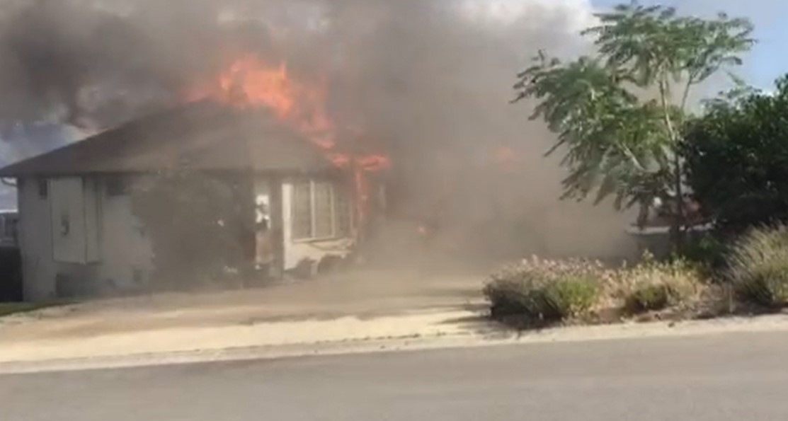 The house fire was reported early Monday night in the 3100 block of Shettler Drive in West Kelowna.
