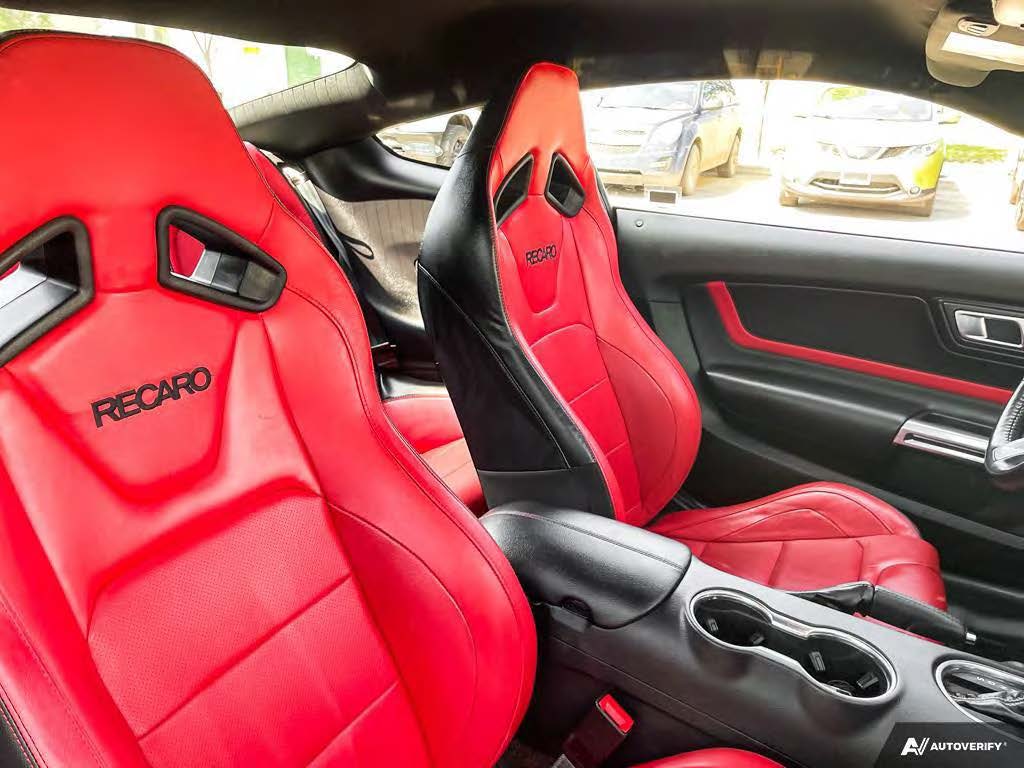 Interior of the 2021 Ford Mustang Grande Prairie RCMP said was stolen on Aug 4, 2023.